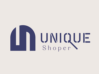 UNIQUE Shoper - Clothing shop logo branding graphic design illustration logo motion graphics ui