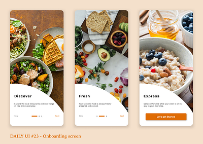 DAILY UI #23 app dailyui design mobile app onboarding screen splash screen ui ux