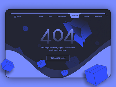 404 Page - #008 Daily UI Design app design ui