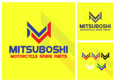 Mitsuboshi Logo adobe animation bike branding design graphic design illustration logo logos logotype mitsuboshi motorbike spare parts typography ui