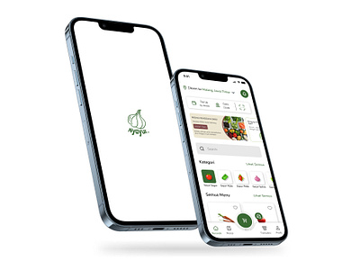 Nyayur - Grocery Mobile App design exploration design grocery homepage inspiration mobile order study case trial design ui ux vegetables