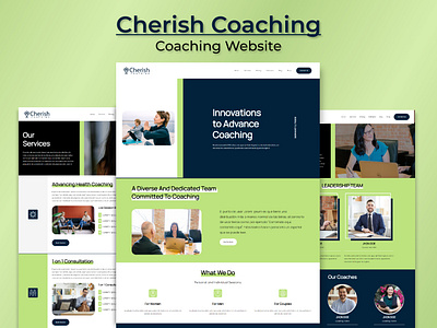 Cherish Coaching | Coaching Website cherish coaching coaching coaching template coaching website landing page squarespace squarespace templates teaching website template website website design website layout