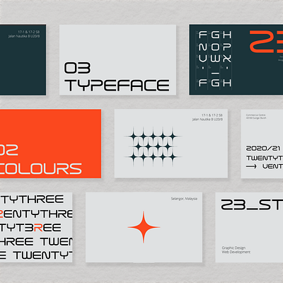 23_studio adobe illustrator branding business card graphic design logo typography visual design