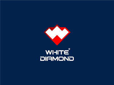 White Diamond logo design brand branding corporate identity graphic design logo logo design uae visual identity