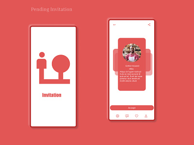 #Dailyui077 Panding Invitation branding dailyui design figma graphic design illustration logo mobile app panding invitation panding invitation ui panding invitation ui design ui ux vector web web designer