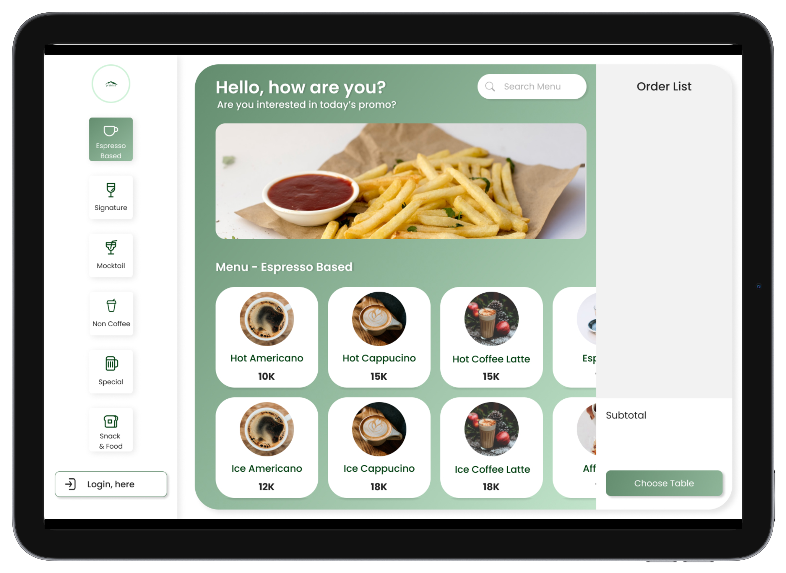 Coffee Shop POS System by Muhammad Bachrul Sidiq on Dribbble