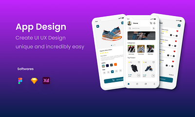 Shoes Online Shop - Mobile App design figma mobile app mobile ui shoes app ui ui design uiux uiux design