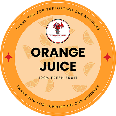 Juice Packaging Labels