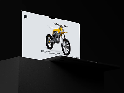 Bukk Limited edition app design black brand branding clean design grey motocycle motor typography ui ux web website yellow