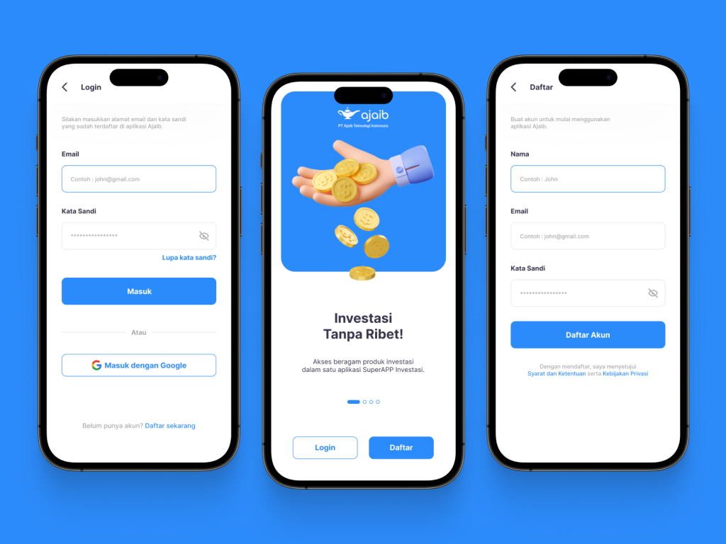 Revamp Ajaib App - Investment App by Ahmad Nur Badri on Dribbble