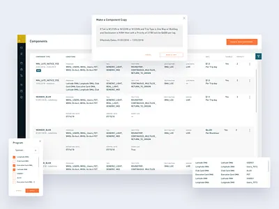 Stellar - Web App application stellar table ui ux web app