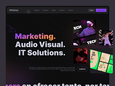 UI Design for Marketing Agency app branding design graphic design illustration logo typography ui ux vector