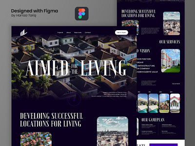Miraj Developers | Ui Design design figma design home page real estate real estate website design ui ui design web design website ui design