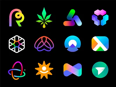 Available Portfolio Logos - 2023 available logos brand identity design branding creative identity design creative logo creative logo design crypto logo finance logo gradient logo lettermark logo logo symbol logofolio logos visual identity design