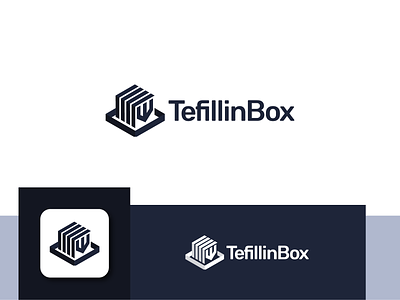 Tefillin Box box branding design faith graphic design judaism logo phylactery tefillin vector
