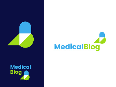 Medical Blog blog green healthcare logo medical pharmacy pill