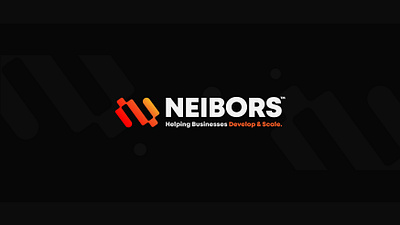 NEIBORS animation branding consulting creative logo design gradient logo identity design logo logo animate logo animation logo design logo designer modern logo software start up tech logo trendy logo ui website