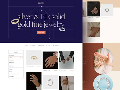 J-WELRY - Handcraft Jewellery Landing Page ai bona champions chatgpt concept framer gold jewellery landing page luxury medal minimalism mordern ozi purple responsive silver sophisticated web design webflow