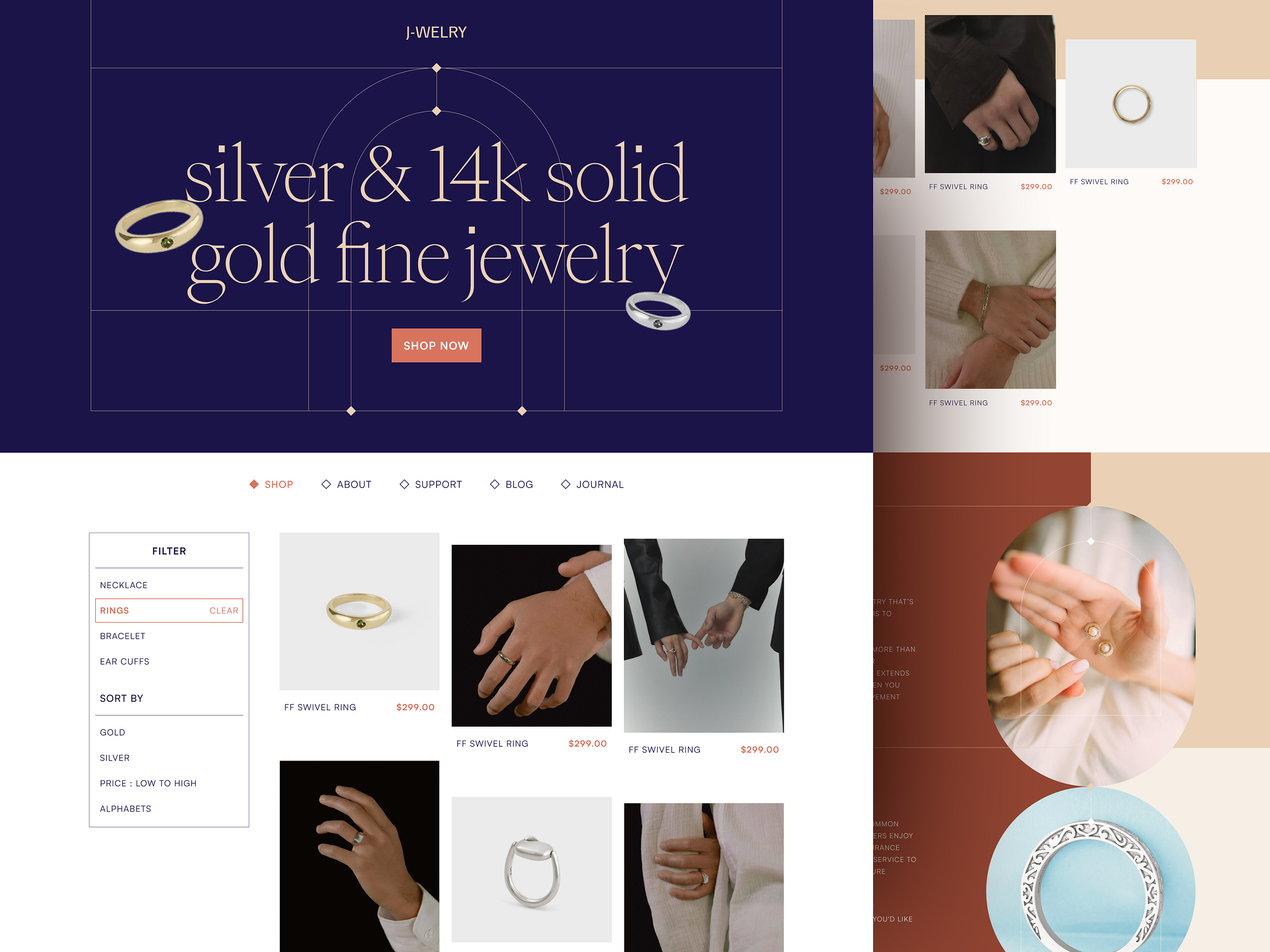 J-WELRY - Handcraft Jewellery Landing Page by Ozi Thohari for Bona. on ...