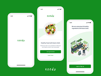 Foodo - Gourmet App design graphic design ui ux