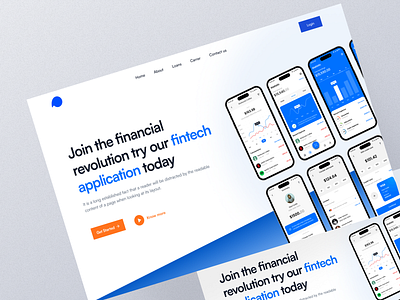 Fintech application branding design illustration logo minimal typography ui uidesign user interface design userinterface