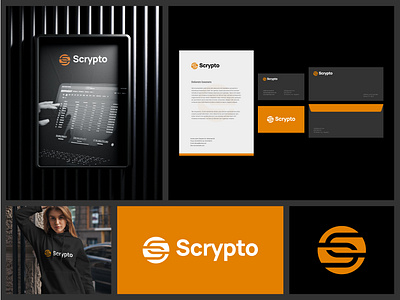 Scrypto | Cryptocurrency Brand Identity app branding design graphic design illustration logo typography ui ux vector