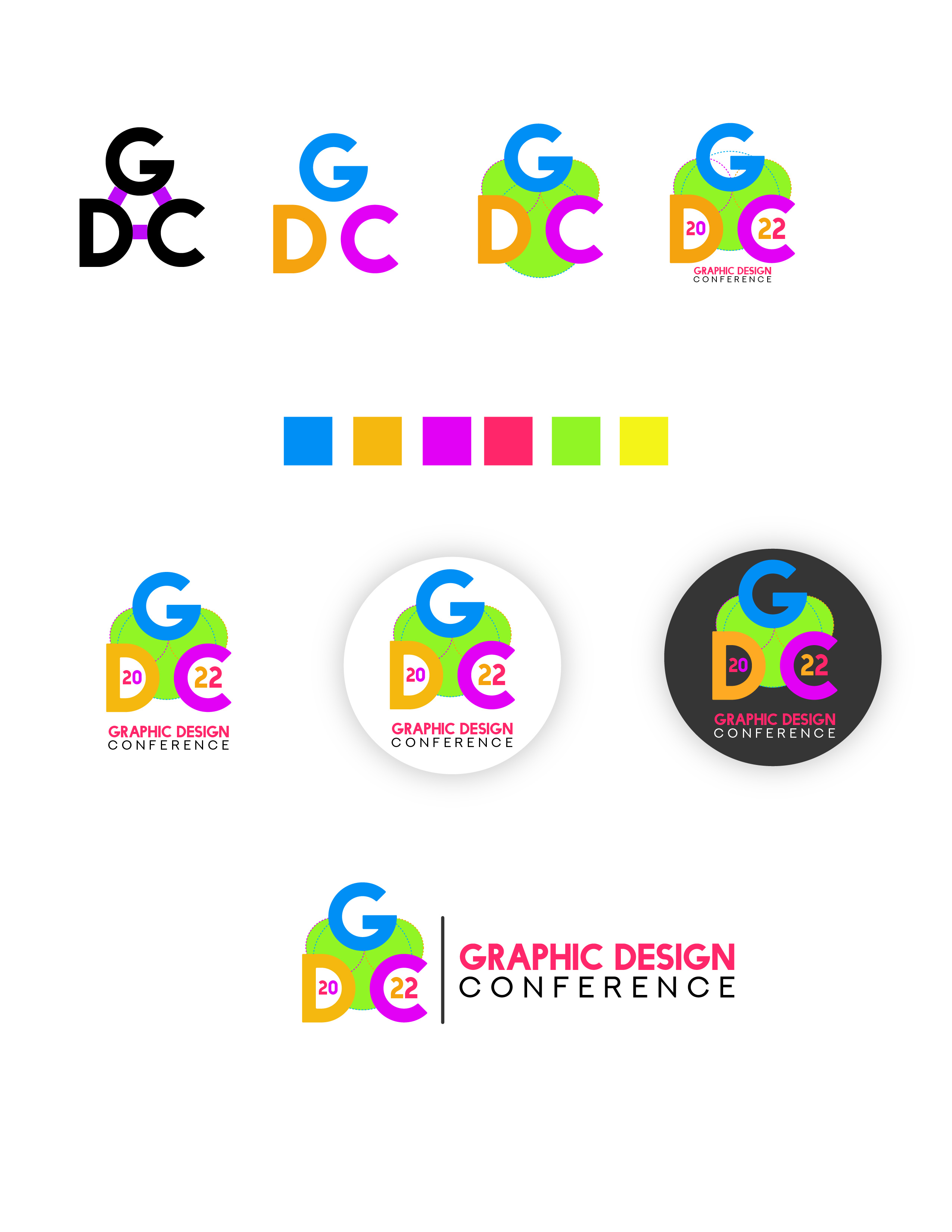 GDC Conference adobe illustrator brand brand identity branding design graphic design logo logo creation logo design visual identity