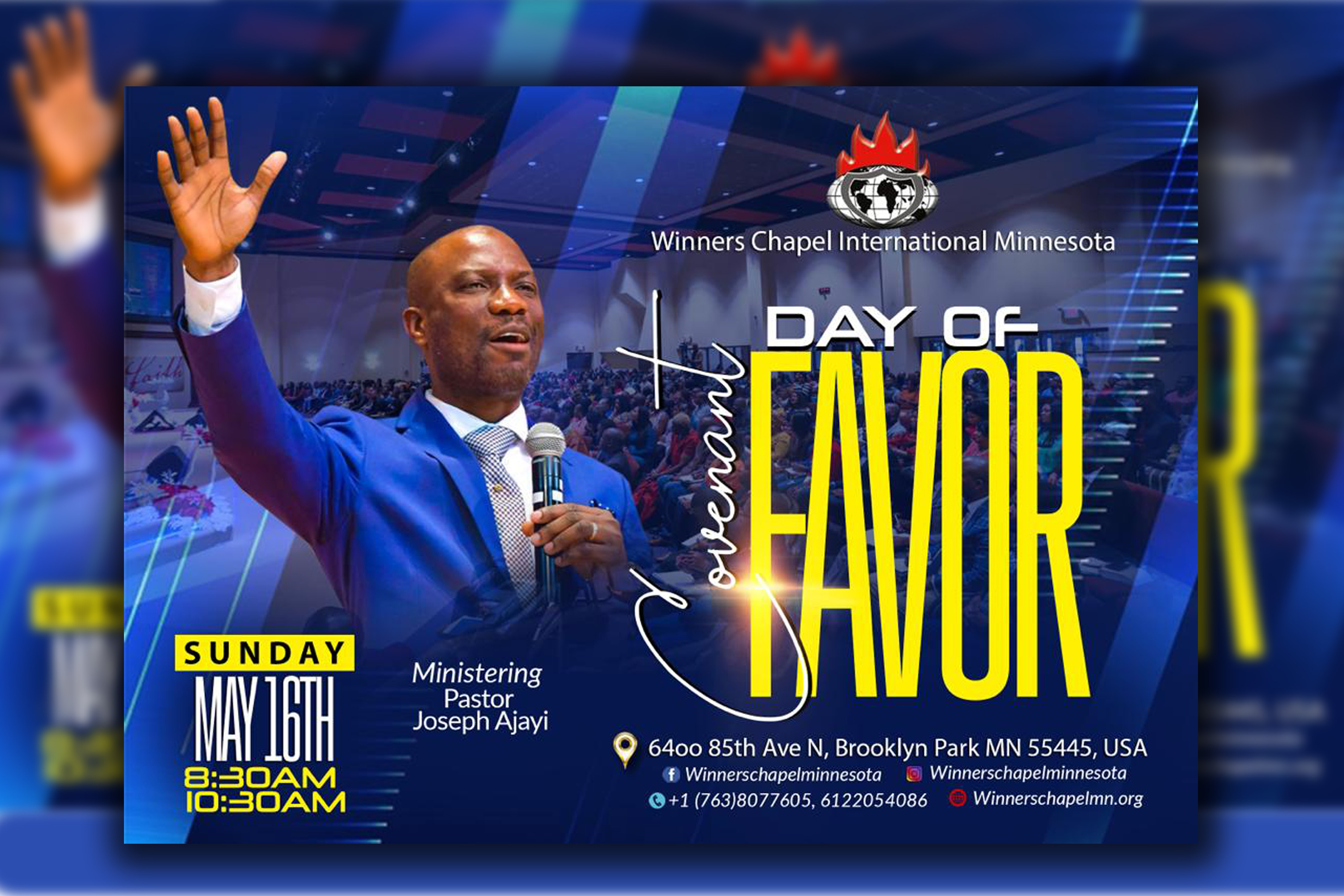 Example of Church Or Event Flyer Design