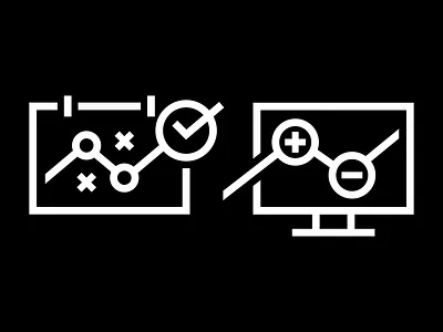 Process icons graphic design icon icon set vector
