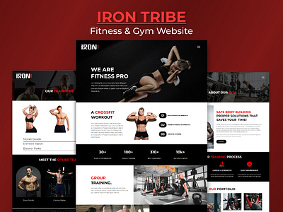 Iron Tribe | Fitness & Gym Website fitness gym fitness website fitnessbusiness fitnesscoaching fitnesswebsite gym website iron tribe landing page onlinetraining professional website design squarespace squarespacetemplate template training website