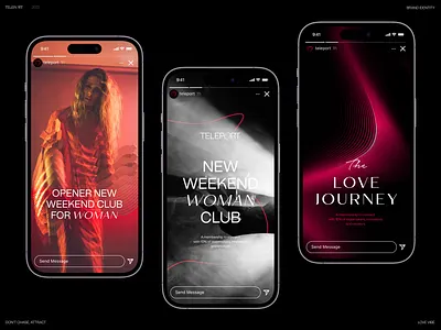 Social Networks brand identity branding design graphic design heart inspiration instagram instagram stories love rebranding social networks stories visual identity