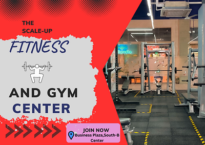 scale-up gym poster branding