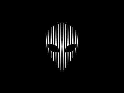 Alien Logo abstract alien alien head alien logo design icon iconic logo logo design logodesign minimal minimalist logo modern people scratchboard technology logo ufo