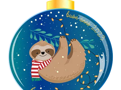 Персональная ёлочная игрушка design graphic design illustration vector