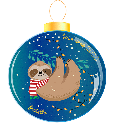 Персональная ёлочная игрушка design graphic design illustration vector