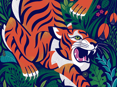 Tiger Logo Design In Thin Line Style Vector, A Lineal Icon Depicting Bengal  Tiger On White Background, Vector Illustration By Flat Icon And Dribbble,  Behance Hd PNG and Vector with Transparent Background