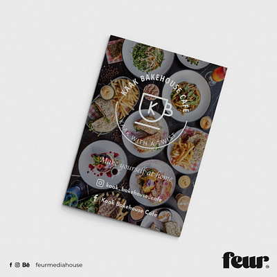 Kaak menu design branding design graphic design illustration logo mouckup print