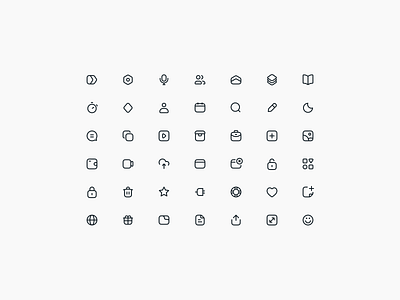 Iconset exploration component componentslibrary iconography icons iconset iconsystem interface ui variant vector