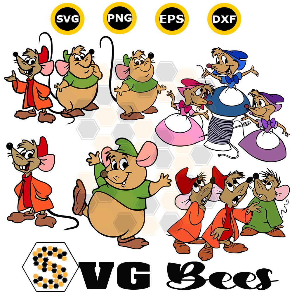 cinderella-mice-svg-by-svgbees-svg-files-for-cricut-get-premium-svgs