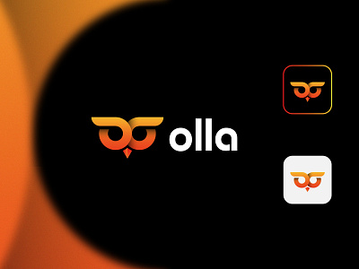 Olla Logo Design, Owl Logo animal animal logo icon logo logo design logo designer logomark modern logo owl owl logo