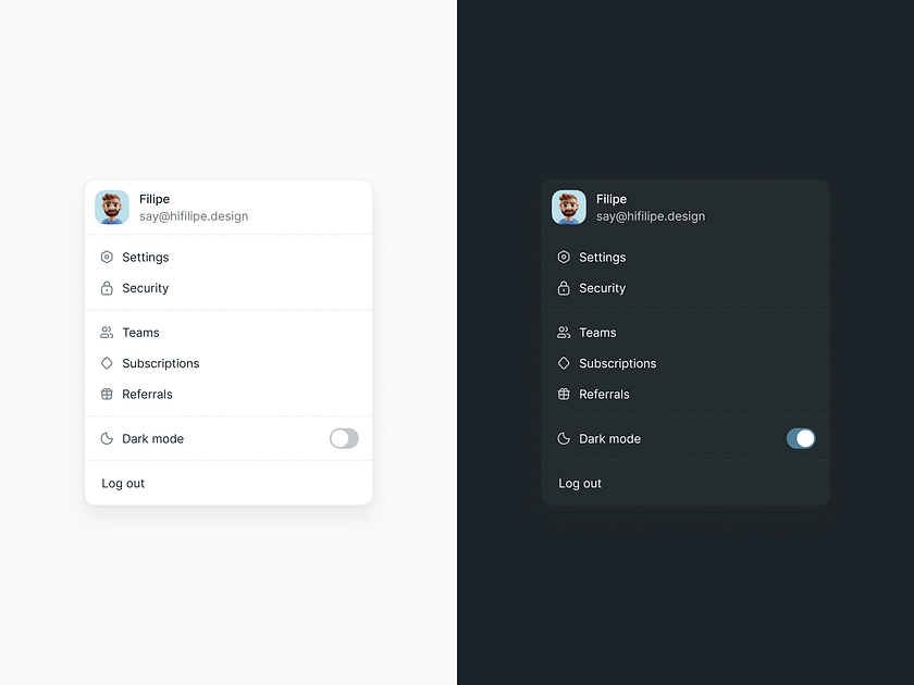 Browse thousands of Profile Popup images for design inspiration | Dribbble