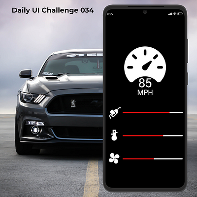 Daily UI 34 — Car Interface dailyu dailyui 004