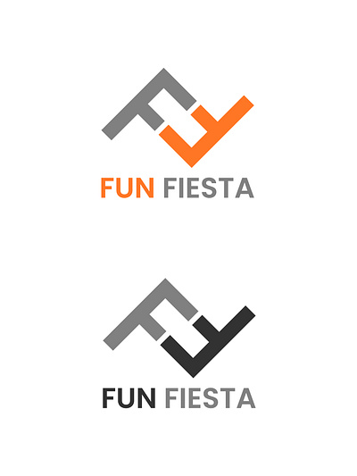 Fun Fiesta brand logo business logo company logo custom logo design f letter logo f logo ff logo fun fiesta graphic design logo logo design logo designer logo maker minimalist minimalist logo modern modern logo monogram logo simple logo