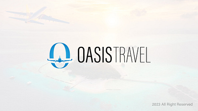 OASIS TRAVEL BRAND IDENTITY app branding design graphic design illustration logo logo design motion graphics typography vector