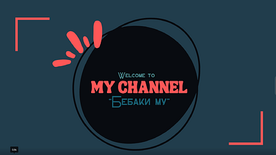 YouTube Channel Intro art branding design graphic design illustration logo typography