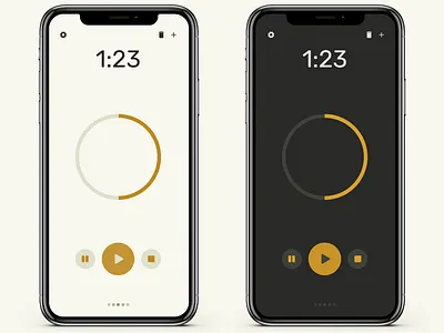 014 Countdown Timer 014 014countdowntimer adobe xd app design countdown countdown timer daily ui dailyui dailyui014 darkmode design graphic design ios lightmode material design timer ui