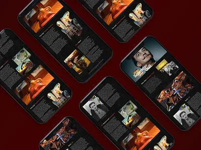 Longread about Salvador Dali banner branding design figma graphic design info longread salvador dali trend ui ux ux ui uxui web design