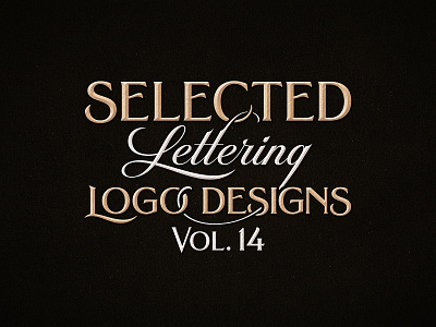 Lettering Logo Designs, Vol. 14 branding custom dalibass graphic design hand drawn illustration lettering logo logotype typography vintage