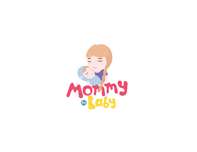 Fiverr Logo - Mommy to Baby design illustration logo typo typography