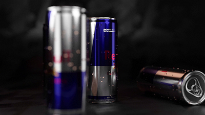 Redbull Small Animation 3d animation blender productanimation realistic render watersplash
